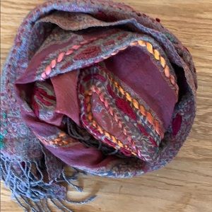 Boho detailed scarf